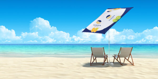 Beach Parasol 1,8 m x 1,8 m – Image 3