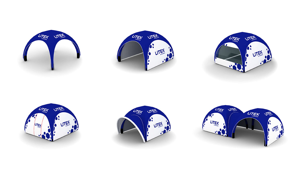 Tente publicitaire &agrave; air captif AirBlock